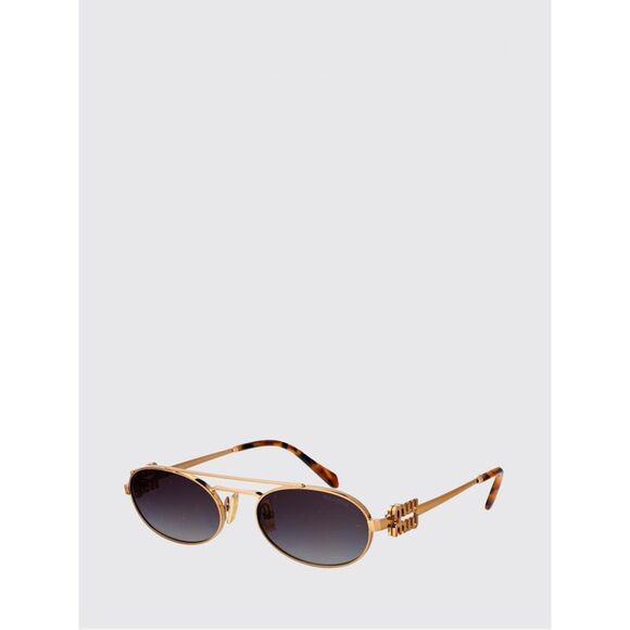 Miu Miu Sunglasses Woman Gold